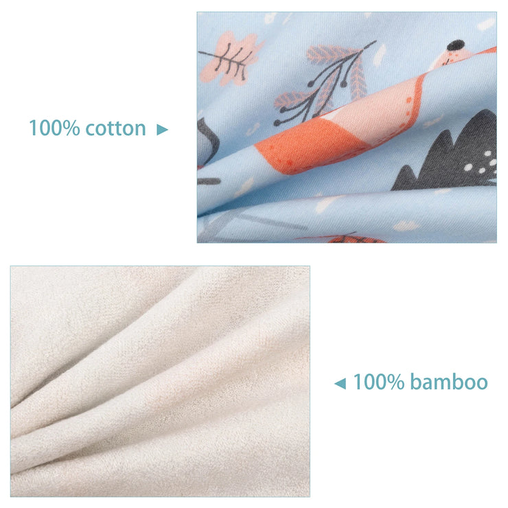(6pcs per set) Baby Cotton Bamboo Wipes Reusable Baby Wipe Fashion Washable