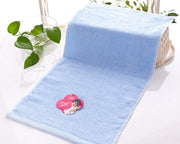 Bamboo fiber hand towel 25x50cm, cotton hand towel, for children, home cleaning, face, high quality, wholesale
