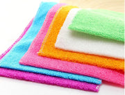 5/20PCS Dish Cloth Bamboo Fiber High Efficient Anti-grease Cleaning towel Washing Towel Magic Kitchen Cleaning Wiping Rag