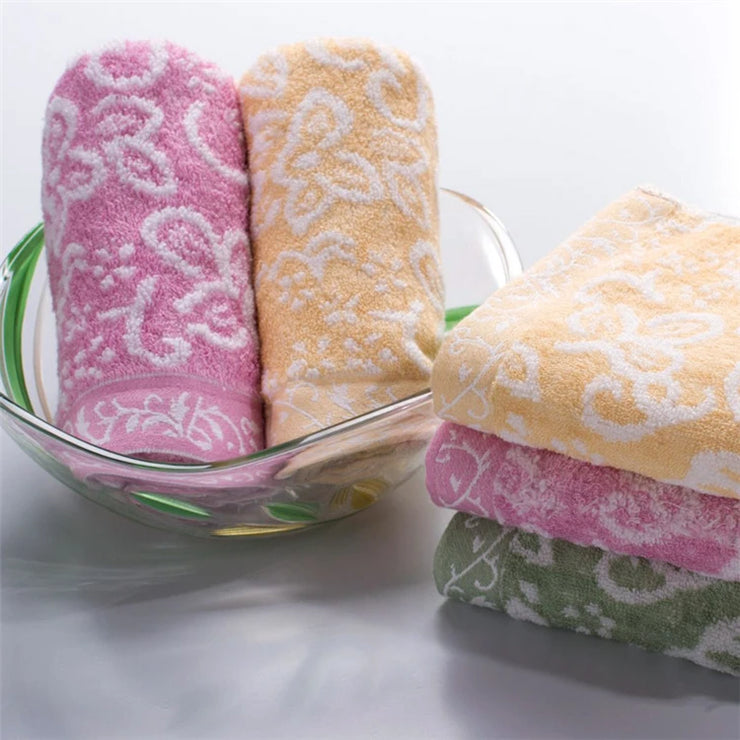 Bamboo fiber hand towel 25x50cm, cotton hand towel, for children, home cleaning, face, high quality, wholesale