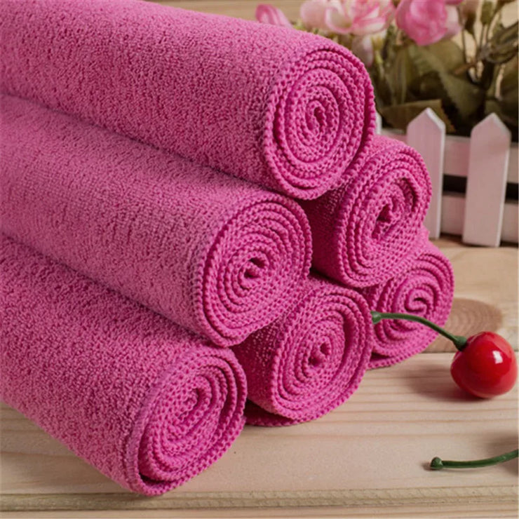 Bamboo fiber hand towel 25x50cm, cotton hand towel, for children, home cleaning, face, high quality, wholesale