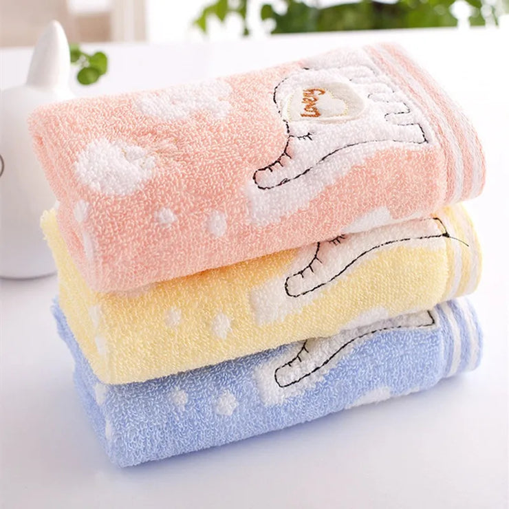 Bamboo fiber hand towel 25x50cm, cotton hand towel, for children, home cleaning, face, high quality, wholesale