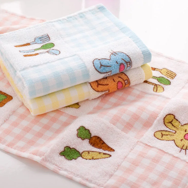 Bamboo fiber hand towel 25x50cm, cotton hand towel, for children, home cleaning, face, high quality, wholesale
