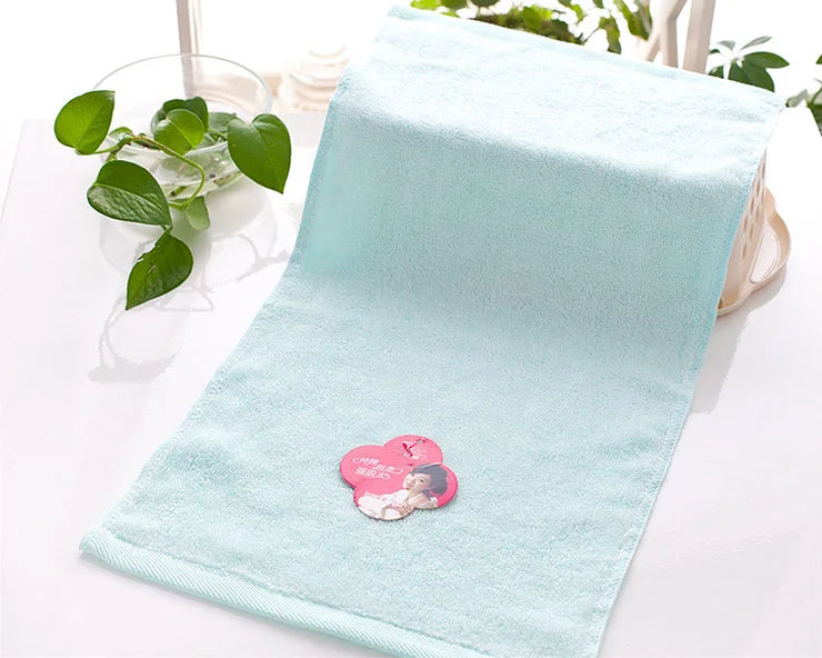 Bamboo fiber hand towel 25x50cm, cotton hand towel, for children, home cleaning, face, high quality, wholesale
