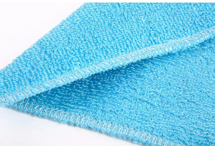 5/20PCS Dish Cloth Bamboo Fiber High Efficient Anti-grease Cleaning towel Washing Towel Magic Kitchen Cleaning Wiping Rag