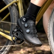 Santic Cycling Mountain Lock Shoes Outdoor Riding Sport MTB Bike Indoor Biking Carbon Fiber Sole Sneakers Comfortable Breathable
