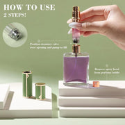 Perfume Travel Refillable Bottle 5ml Perfume Atomizer Bottle Portable Size Sprayer Bottle Luxurious Pocket Perfume Dispenser