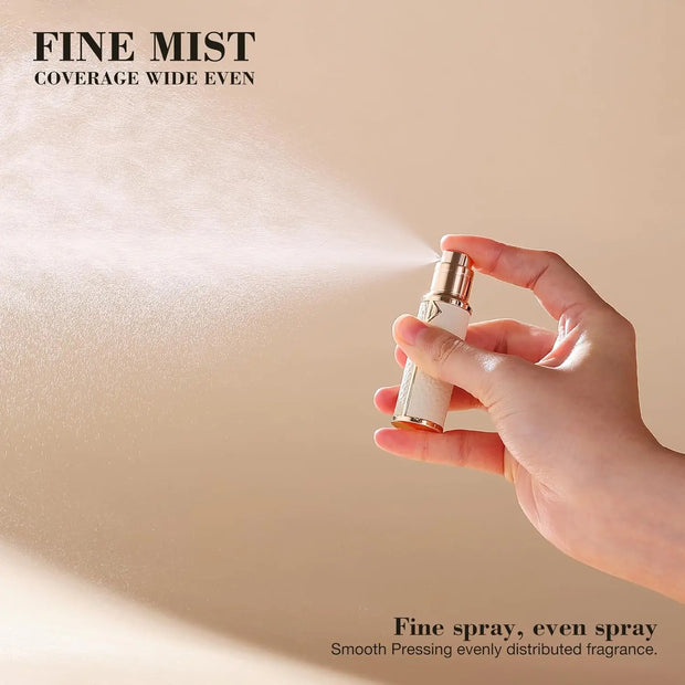 Perfume Travel Refillable Bottle 5ml Perfume Atomizer Bottle Portable Size Sprayer Bottle Luxurious Pocket Perfume Dispenser