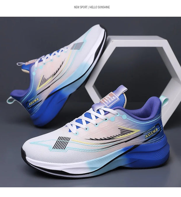Men's Shoes Mesh Shoes Men's Lightweight Soft-Soled Running Shoes Spring and Summer Breathable Trendy Shoes Casual Non-Slip Spor