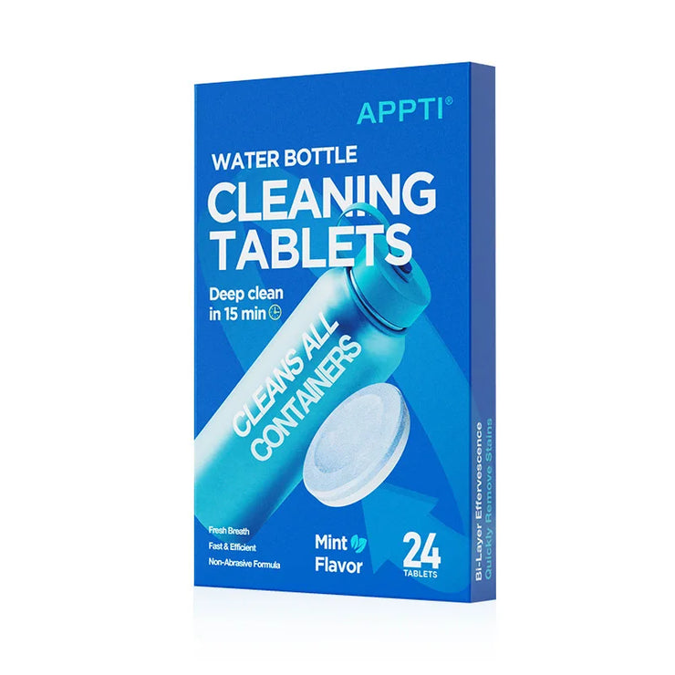 Water Bottle Cleaning Tablets Scale Cleaning Effervescent Tablets Decontamination Descaling Kettle Cleaning Kitchen Cleaner