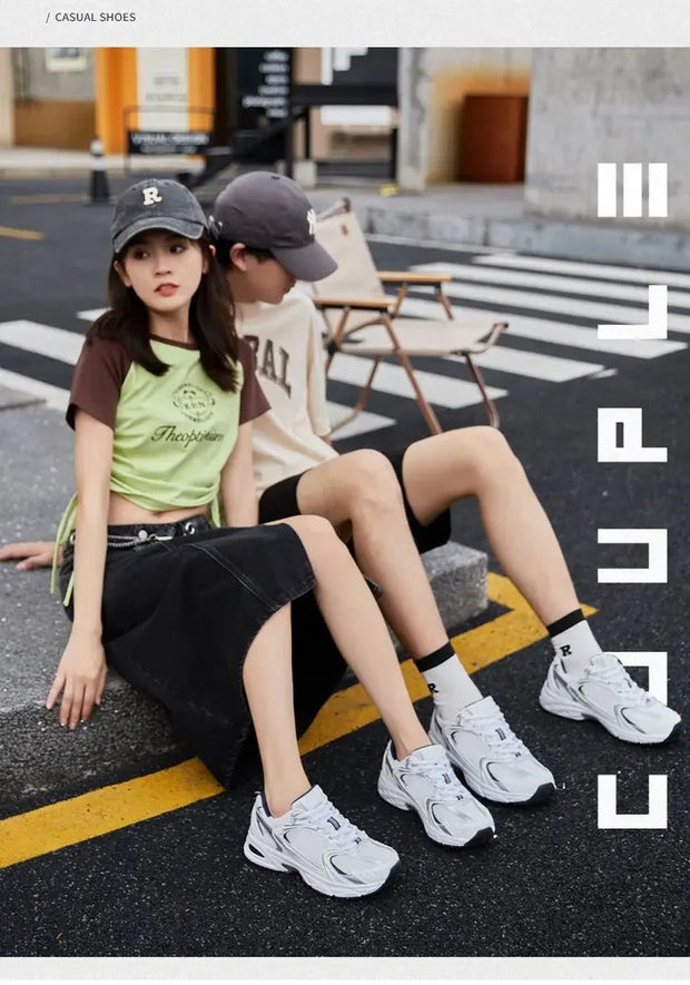 Mesh Sports Casual Running Round Toe Sports Women's Breathable Shoe Are Lightweight Comfortable Low Tie Shoes for Outdoor Hiking