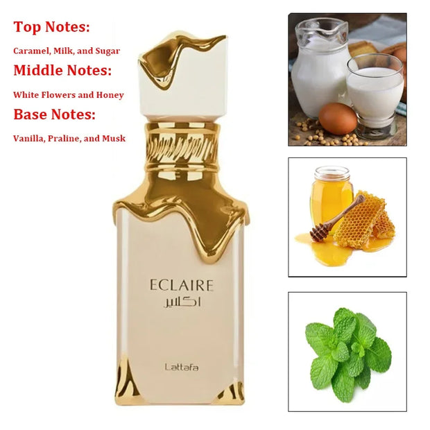 6ML/100ML Arabic Fragrance Perfume Sweet Vanilla Sensual Cologne Body Spray Lasting Fragrance Pheromone Arab Eau De Parfum Gift