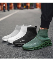 Socks Shoes for Men Black Sneakers Light Breathable Women Runing Shoes Outdoor Platform High Top Men Shoes New Unisex Sport Shoe