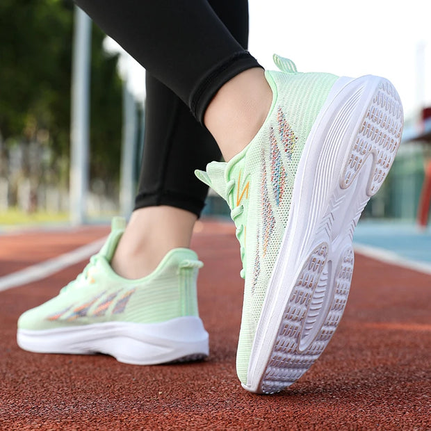 Women's Running Shoes Mesh Soft Sole Outdoor Sports Shoe Tennis Breathable Fashion Sneakers