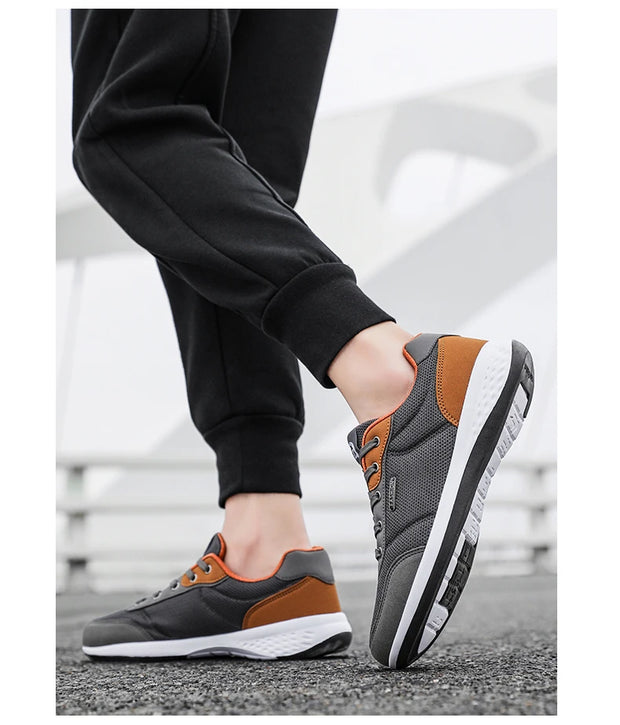 Men Running Shoes Trend Casual Shoes Fashion Mesh Breathable Leisure Male Sneakers Non-Slip Footwear Walking Men Jogging Shoes