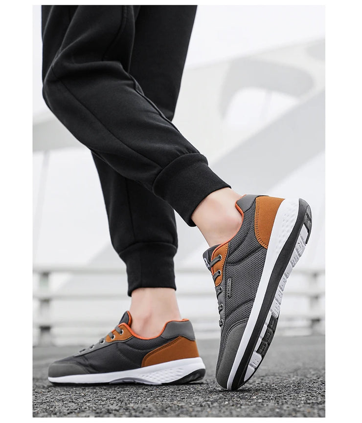 Men Running Shoes Trend Casual Shoes Fashion Mesh Breathable Leisure Male Sneakers Non-Slip Footwear Walking Men Jogging Shoes