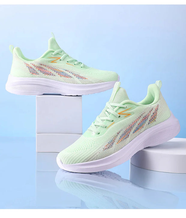 Women's Running Shoes Mesh Soft Sole Outdoor Sports Shoe Tennis Breathable Fashion Sneakers