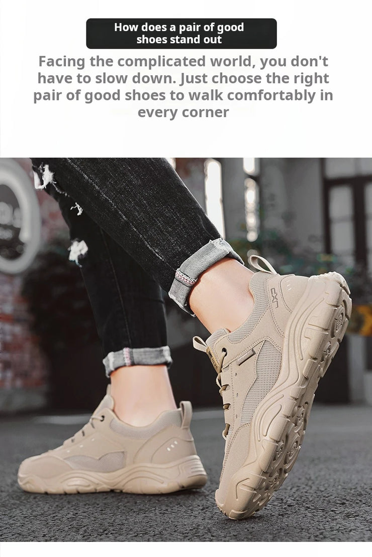 Sneakers for Men Fashion Lace Up Platform Shoe White Breathable Comfortable Male Sport Running Shoes Zapatillas 2025