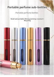 10ml Ultra Fine Spray Perfume Dispenser Visible Small Open Window Perfume Dispenser Bottle Portable Travel Sample Push Bottle