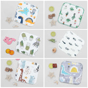 (6pcs per set) Baby Cotton Bamboo Wipes Reusable Baby Wipe Fashion Washable