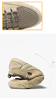 Men Fashion Sneakers Mesh Casual Shoes Lether Lac-up Mens Summer Lightweight Vulcanize Shoes Walking Sneakers Zapatillas Hombre