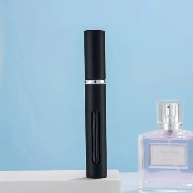 10ml Ultra Fine Spray Perfume Dispenser Visible Small Open Window Perfume Dispenser Bottle Portable Travel Sample Push Bottle
