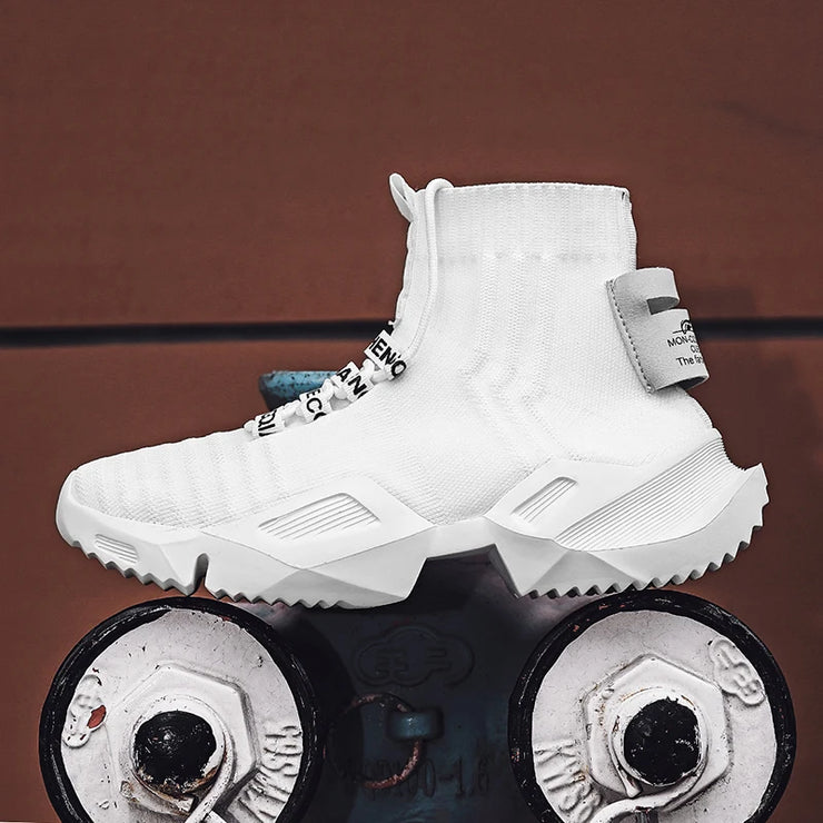 2025 New In Men's Retro Sock Sneakers High Top Chunky Men Shoes Breathable Thick Bottom Casual Shoes Zapatos De Hombre