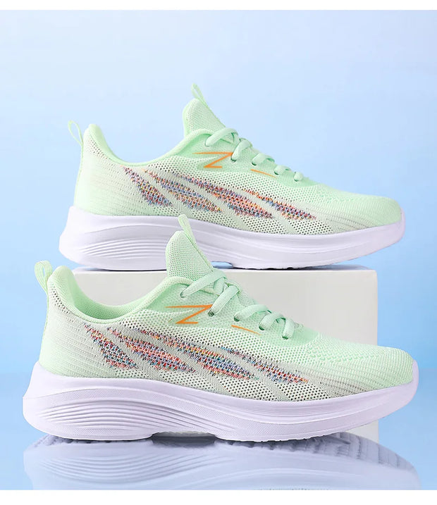 Women's Running Shoes Mesh Soft Sole Outdoor Sports Shoe Tennis Breathable Fashion Sneakers