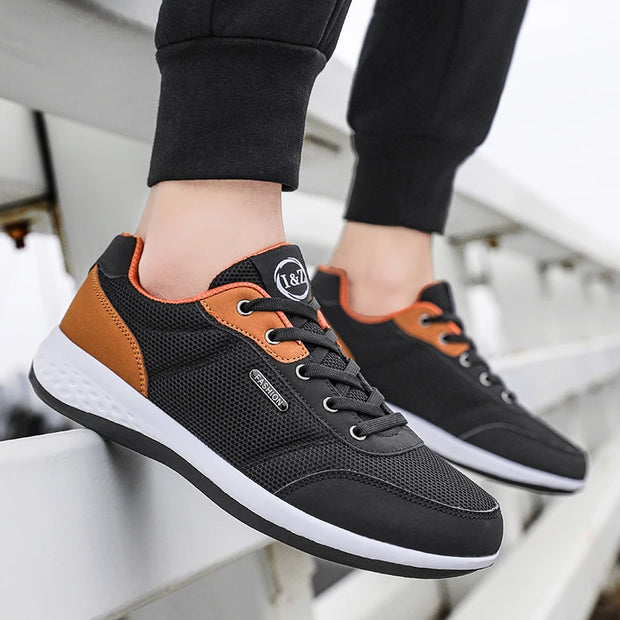 Men Running Shoes Trend Casual Shoes Fashion Mesh Breathable Leisure Male Sneakers Non-Slip Footwear Walking Men Jogging Shoes