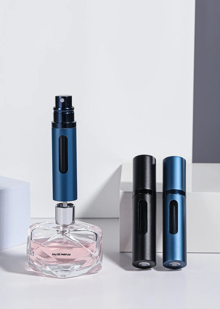 5ml Glass Refillable Perfume Bottle with Spray Scent Pump Portable Travel Empty Cosmetic Containers Mini Spray Atomizer Bottle