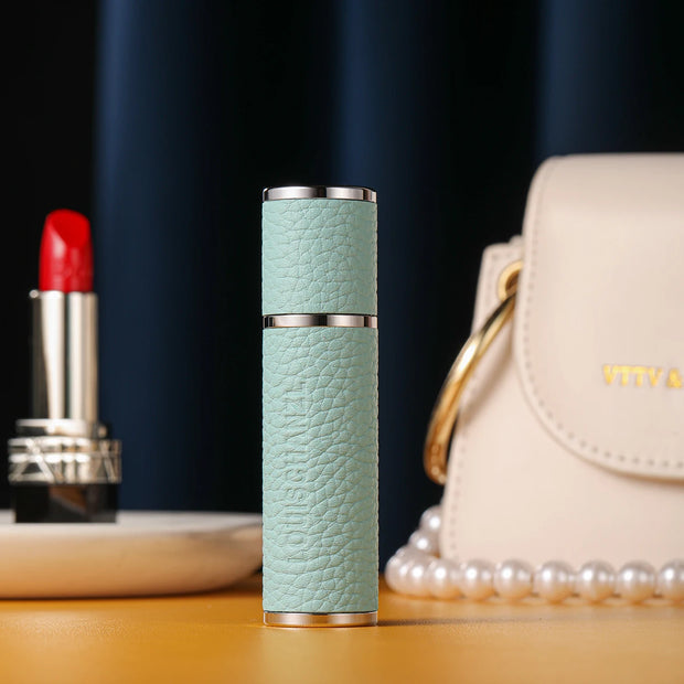 Louischanzl Perfume Atomizer Bottle magnet  Portable leather Sprayer for Boarding Tight Sealing Travel Perfume Spray gift 5ml