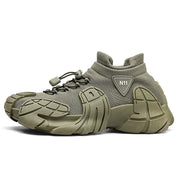 Men Trendy Octopus Sports Shoes Men Mesh Breathable Jogging Shoes Oversize Walking Shoes Male Footwear Mid-top Sock Sneakers