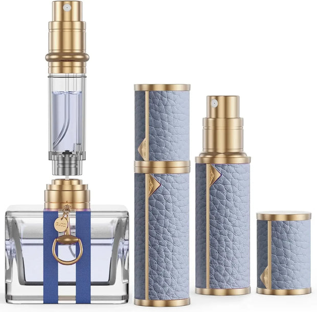 Perfume Travel Refillable Bottle 5ml Perfume Atomizer Bottle Portable Size Sprayer Bottle Luxurious Pocket Perfume Dispenser