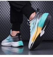 Men's Shoes Mesh Shoes Men's Lightweight Soft-Soled Running Shoes Spring and Summer Breathable Trendy Shoes Casual Non-Slip Spor