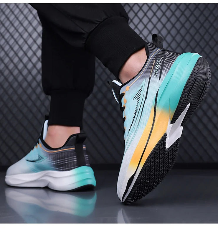 Men's Shoes Mesh Shoes Men's Lightweight Soft-Soled Running Shoes Spring and Summer Breathable Trendy Shoes Casual Non-Slip Spor