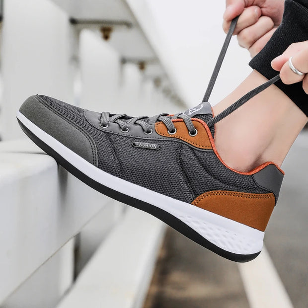 Men Running Shoes Trend Casual Shoes Fashion Mesh Breathable Leisure Male Sneakers Non-Slip Footwear Walking Men Jogging Shoes