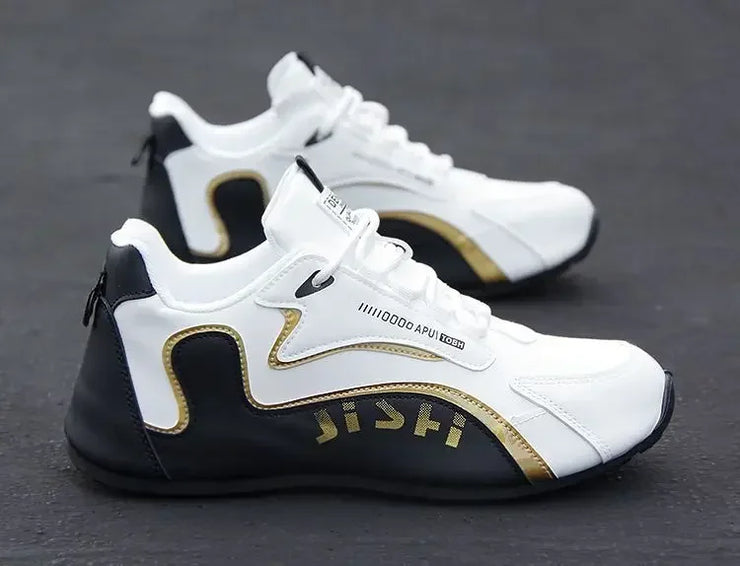 2024 Chunky Sneakers Men's Designer Soles Stylish Casual Leather Mesh Breathable Add To The Interior Platform Board Shoes
