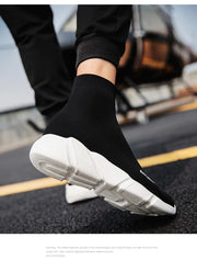 High-top Sock Sneakers Men Large Size 47 Women Sock Shoes Comfortable Breathable Casual Sport Shoes Lightweight Sneakers Male
