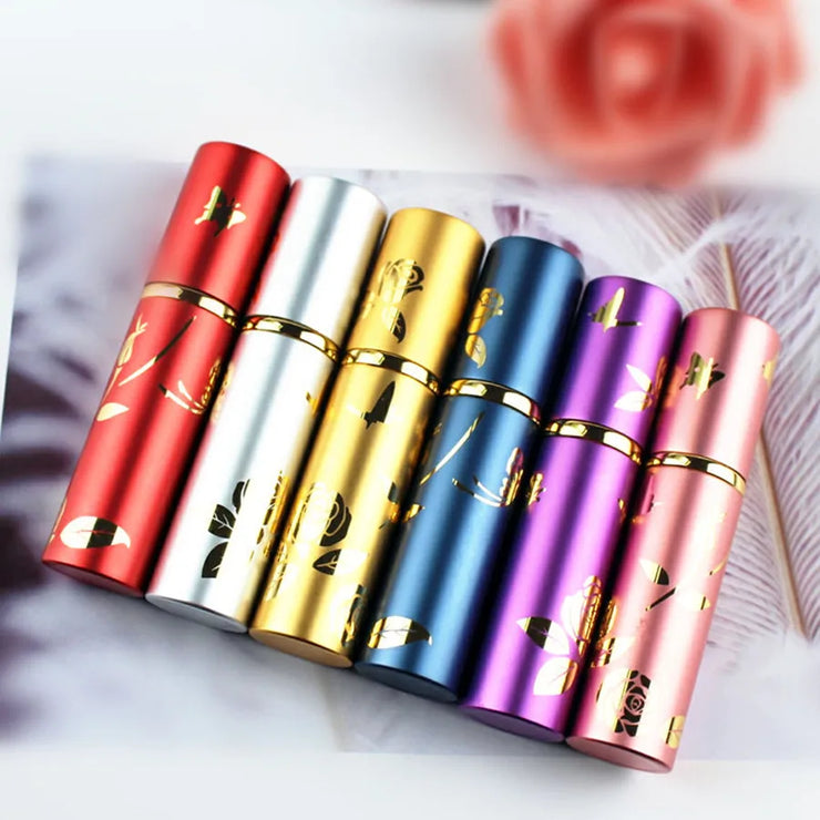 10ml Glass Spray Bottle Metal Perfume Bottles Empty Atomizer Glass Botle Refillable Vials