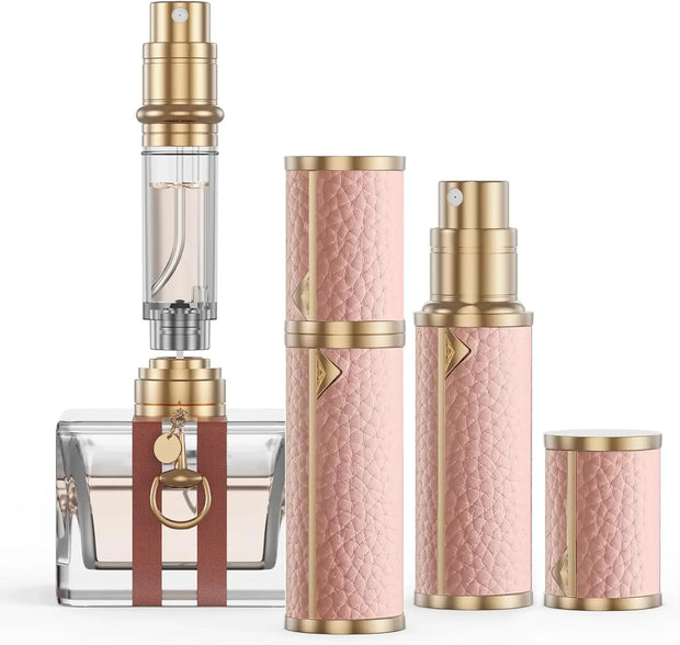 Perfume Travel Refillable Bottle 5ml Perfume Atomizer Bottle Portable Size Sprayer Bottle Luxurious Pocket Perfume Dispenser