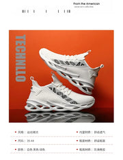 2025 New Men's Sneakers Mesh Breathable Running Shoes Fashion Outdoor Lace Up Sport Casual Shoes Lightweight Comfortable