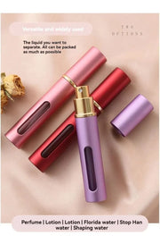 10ml Ultra Fine Spray Perfume Dispenser Visible Small Open Window Perfume Dispenser Bottle Portable Travel Sample Push Bottle