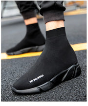 High-top Sock Sneakers Men Large Size 47 Women Sock Shoes Comfortable Breathable Casual Sport Shoes Lightweight Sneakers Male
