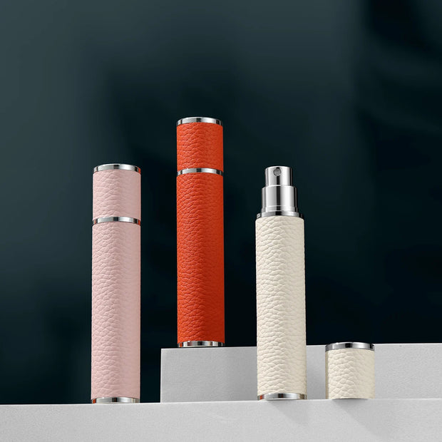 Louischanzl 10ml magnet Perfume Atomizer Bottle Portable leather Sprayer for Boarding Tight Sealing Travel Perfume Spray gift