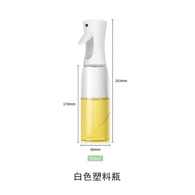 Pneumatic Oil Spray Bottle for Kitchen - Precision Cooking Oil Sprayer for BBQ, Olive Oil, Baking & Frying - BPA-Free Plastic