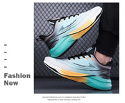 Men's Shoes Mesh Shoes Men's Lightweight Soft-Soled Running Shoes Spring and Summer Breathable Trendy Shoes Casual Non-Slip Spor