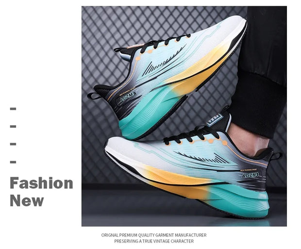 Men's Shoes Mesh Shoes Men's Lightweight Soft-Soled Running Shoes Spring and Summer Breathable Trendy Shoes Casual Non-Slip Spor