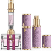 Perfume Travel Refillable Bottle 5ml Perfume Atomizer Bottle Portable Size Sprayer Bottle Luxurious Pocket Perfume Dispenser