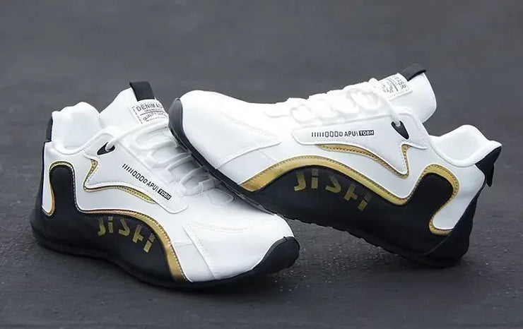2024 Chunky Sneakers Men's Designer Soles Stylish Casual Leather Mesh Breathable Add To The Interior Platform Board Shoes