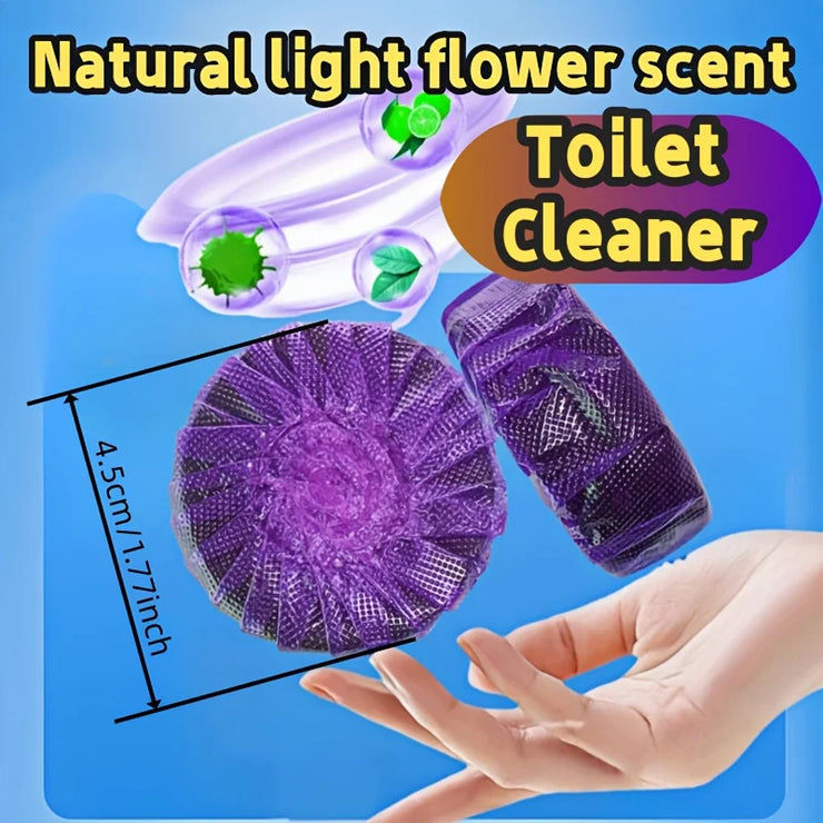Purple Multi-Function Cleaning Tablets, Automatic Toilet Cleaning Tablets,Effervescent Tablets, Toilet  Foam Cleaning Deodorant